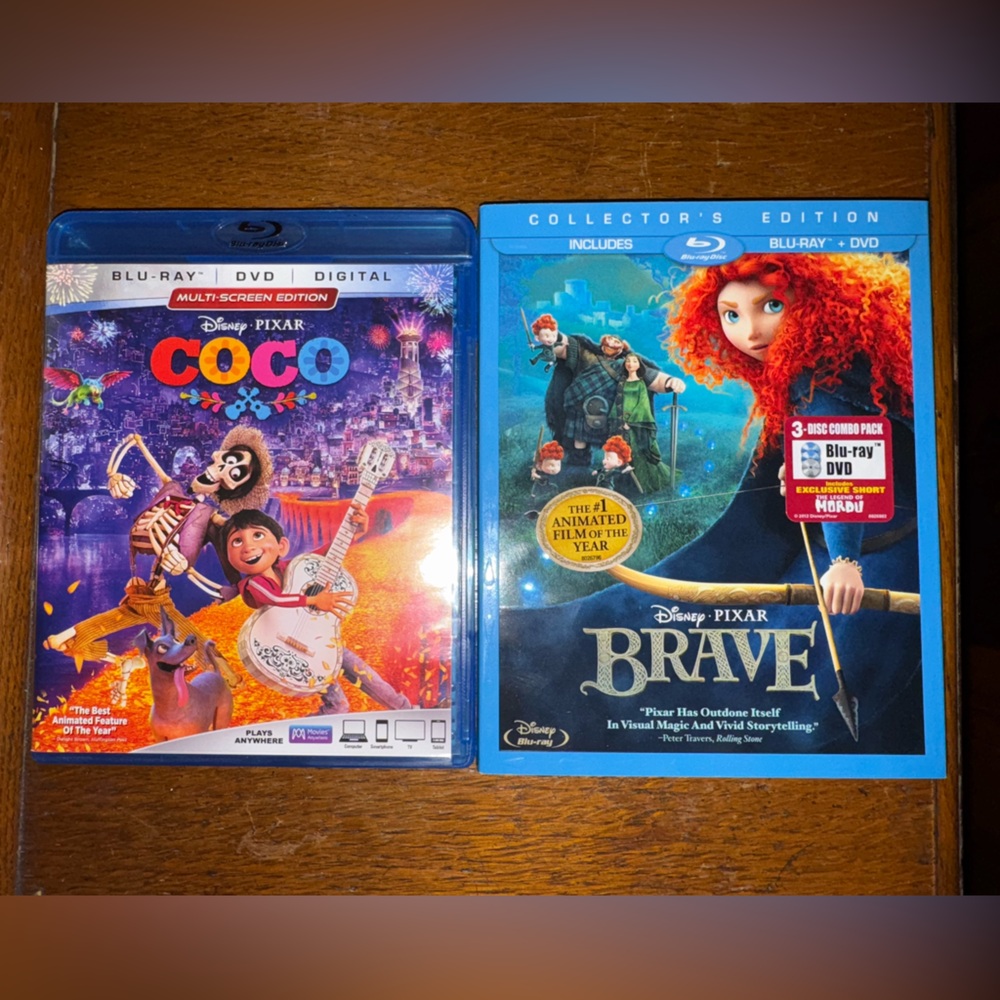 Disney Pixar Blu-Rays 9 Movies 1 Low Price